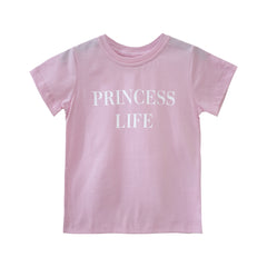 PRINCESS LIFE GIRLS STANDARD TEE BABY PINK